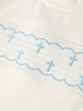 Load image into Gallery viewer, Blue Smocked Church Christ Bishop Christening Toddler Boys'Set