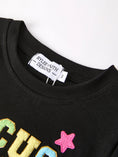 Load image into Gallery viewer, Halloween Black Top + Pink Bell Bottoms