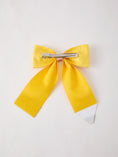 Load image into Gallery viewer, Back to School Sequin Bow Hairpin