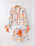 Load image into Gallery viewer, Halloween Mommy and Me Bow Print Pajama Set