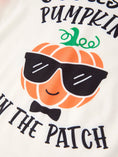 Load image into Gallery viewer, Thanksgiving Pumpkin Letters Print Long Sleeve Boys Top