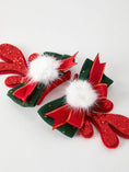 Load image into Gallery viewer, Christmas Elk Pom Pom Girls Hair Clip