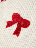 Load image into Gallery viewer, Mommy & Me Winter Girls Bow Sequins Pullover Sweater