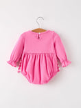 Load image into Gallery viewer, Fall Thanksgiving& Halloween "GOBBLE" Smock Embroidery Baby Girl Romper