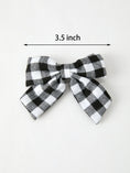 Load image into Gallery viewer, Winter Christmas Plaid Bow Hair Clip