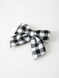 Load image into Gallery viewer, Winter Christmas Plaid Bow Hair Clip