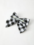 Load image into Gallery viewer, Winter Christmas Plaid Bow Hair Clip
