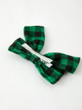Load image into Gallery viewer, Winter Christmas Plaid Bow Hair Clip