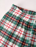 Load image into Gallery viewer, Christmas Plaid Smocking Embroidered Boys Set