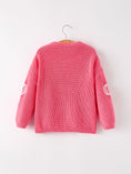 Load image into Gallery viewer, Fall Girls Thanksgiving Halloween Pumpkin Pink Pullover Sweater