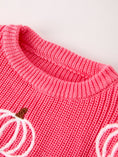 Load image into Gallery viewer, Fall Girls Thanksgiving Halloween Pumpkin Pink Pullover Sweater