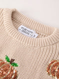 Load image into Gallery viewer, Thanksgiving Pumpkin Sequin Sweater – Beige, Perfect for Fall