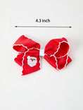 Load image into Gallery viewer, Winter Christmas Santa Hair Clip 4.3inch