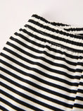 Load image into Gallery viewer, Halloween Striped Boy Set with Cat Smocking Embroidery – Perfect for Fall
