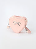 Load image into Gallery viewer, Christmas and Valentine's Sweet Heart-Shaped Crossbody Girls Bag with Bow