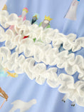 Load image into Gallery viewer, Blue Christmas Nativity Pattern Baby Girls Romper with Ruffles