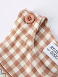 Load image into Gallery viewer, Christmas Vintage-Style Plaid Embroidered Gingerbread and Bows Boy Romper