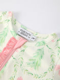 Load image into Gallery viewer, Christmas Tree Wreath Print Long Sleeve Zip Baby Girls Romper