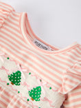 Load image into Gallery viewer, Christmas Tree Smocked Embroidery Stripe Baby Girls Romper