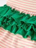 Load image into Gallery viewer, Christmas Tree Smocked Embroidery Stripe Baby Girls Romper