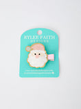 Load image into Gallery viewer, Christmas Pink Santa Girls 2-inch Hair Clip– Pink Girls' Hair Accessory