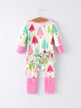 Load image into Gallery viewer, Christmas tree Baby Girls Romper with Long Sleeves