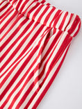 Load image into Gallery viewer, Boys Baseball Embroidery Blue T-shirt and Red Stripe Shorts Set