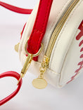 Load image into Gallery viewer, Kids Baseball Themed Crossbody Bag with Red Handle