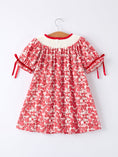 Load image into Gallery viewer, Valentine's Day "BE ❤ MINE" Embroidered Floral Girls' Dress