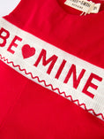 Load image into Gallery viewer, Valentine's Day "BE ❤ MINE" Embroidered Boy's Romper