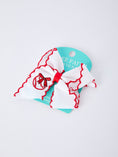 Load image into Gallery viewer, Festive Baseball Embroidered Girls Hairpin 4 Inches