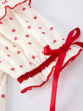 Load image into Gallery viewer, Valentine's Day Polka Dot Girls' Dress with Smocking Embroidery