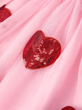 Load image into Gallery viewer, Girls' Valentine's Day Skirt with Sequined Heart Appliques