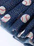 Load image into Gallery viewer, Baseball Theme Sleeveless Bow Strap Girls Dress