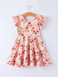 Load image into Gallery viewer, Spring Chicken Floral Farm Print Girls Dress