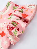 Load image into Gallery viewer, Spring Chicken Floral Farm Print Girls Dress