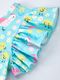 Load image into Gallery viewer, Aqua Spring Chicken Floral Farm Print Girls Dress