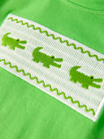 Load image into Gallery viewer, PREORDER Toddler Boys Summer Crocodile Embroidered Plaid Shorts Set