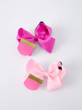 Load image into Gallery viewer, Back-to-school Pencil Bow Girls Hair Clips 3.5 inches