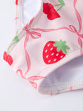 Load image into Gallery viewer, Summer Strawberry Cherry Ruffle Girl Swimwear Set