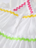 Load image into Gallery viewer, Summer Rainbow Girls Ruffle Strap Dress