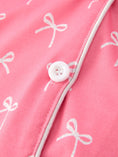 Load image into Gallery viewer, Mommy & Me Bow Print Ruffle Pajama Set