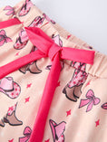 Load image into Gallery viewer, Mommy & Me Western Print Ruffle Pajama Set