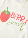 Load image into Gallery viewer, Girls' Spring Short-sleeved "Berry Sweet" Printed Top and Skirt Set