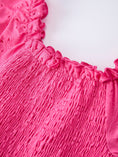 Load image into Gallery viewer, Spring Hot Pink Short-sleeved Girls Jumpsuit