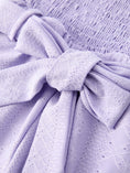 Load image into Gallery viewer, Spring Purple Short-sleeved Girls Jumpsuit