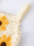 Load image into Gallery viewer, Summer Sunflower Baby Crochet Romper