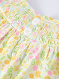 Load image into Gallery viewer, Spring Floral Smocked Baby Girl Romper