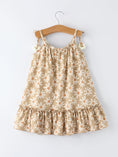Load image into Gallery viewer, Floral Daisy Girl Spaghetti Strap Dress