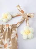 Load image into Gallery viewer, Floral Daisy Baby Girl Spaghetti Strap Romper